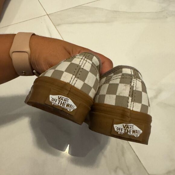 Vans Checkered Shoes with Green Accents #20 - Picture 5 of 8